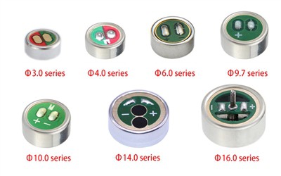 Diferenças nos tamanhos dos microfones