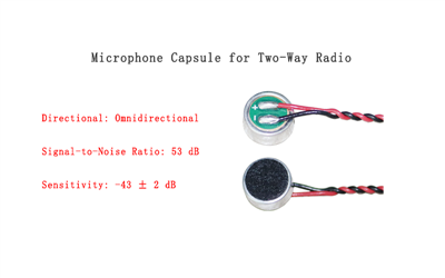 Aplicação de cápsulas de microfone em 6027 rádios de mão dupla: recursos e co...