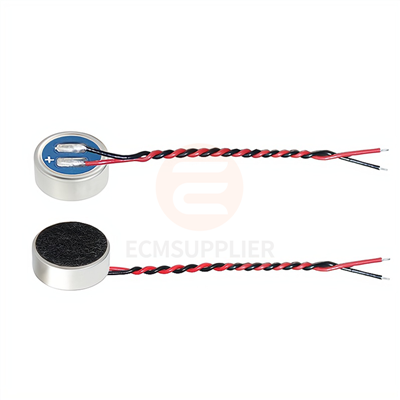 6027 Microfone de condensador eletreto com fio de solda